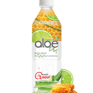 Gasaco ALOE PLUS ALOE VERA DRINK WITH HONEY & LEMON: The Healthy Best Seller (500ml Pet Bottle)