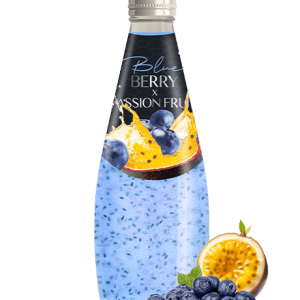 Gasaco BLUEBERRY & PASSION FRUIT JUICE: The Cooling Best Choice (290ml Glass Bottle)