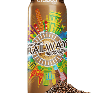 Gasaco RAILWAY COFFEE MILK: The Best Choice Standard Flavor (250ml Can)