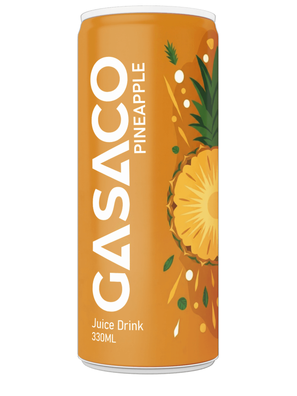Premium Canned Pineapple Juices by GASACO — 10 Refreshing Flavors for Retail & Private Label Beverage Manufacturing