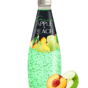 Gasaco GREEN APPLE & PEACH JUICE: The Cooling Top Seller (290ml Glass Bottle)