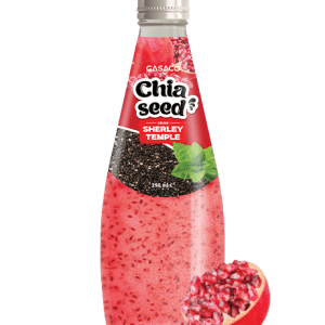 Gasaco CHIA SEED SHERLEY TEMPLE DRINK: The Energizing Hot Seller (290ml Glass Bottle)