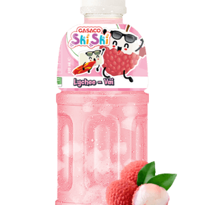Gasaco SHISHI LYCHEE NATA DE COCO DRINK: The Refreshing Top Choice (320ml Pet Bottle)