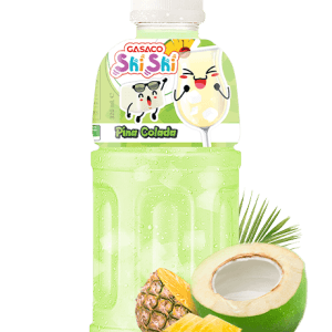 Gasaco SHISHI PINA COLADA NATA DE COCO DRINK: The Refreshing Best Seller (320ml Pet Bottle)