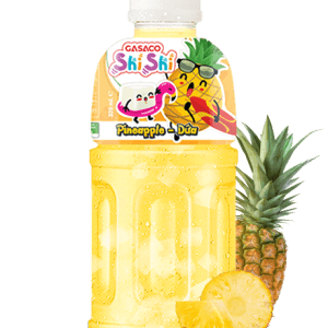 Gasaco SHISHI PINEAPPLE NATA DE COCO DRINK: The Popular Choice (320ml Pet Bottle)