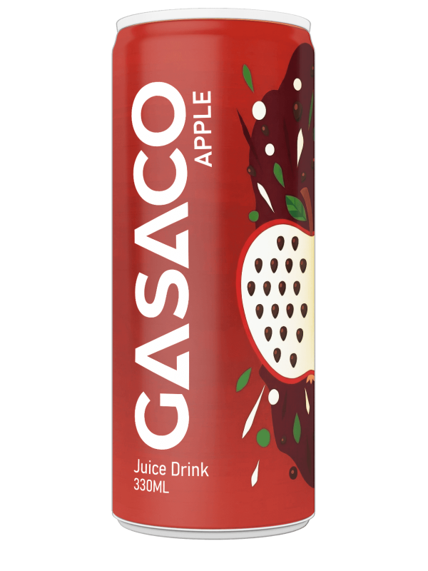 Premium Canned Apple Juices by GASACO — 10 Refreshing Flavors for Retail & Private Label Beverage Manufacturing