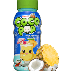 COCO POP Coconut Jelly Drink - Pina Colada Flavor 250ml | Export Beverage