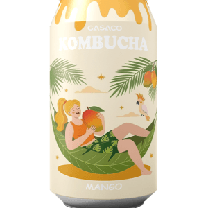 Private Label Kobumcha Mango : Refreshing Probiotic Beverage for Retail & Foodservice