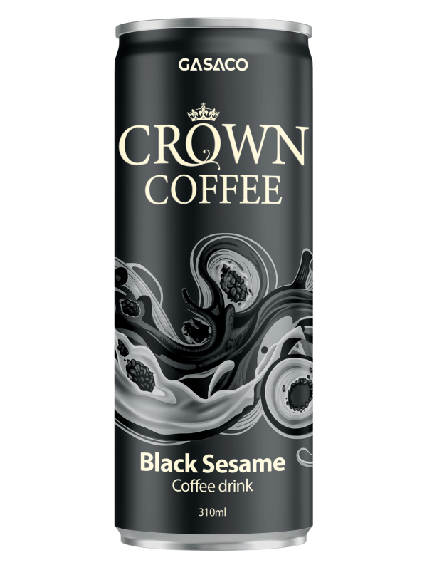 Crown Coffee Sesame-2 GASACO — Premium Ready-to-Drink Coffee in Sleek Cans