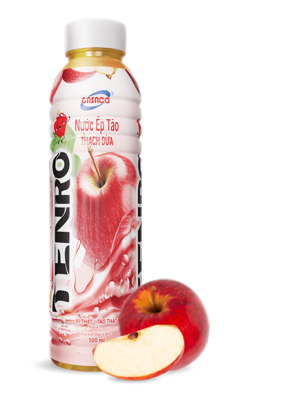 TENRO Apple Juice Drink with Nata de Coco – Crisp & Natural Sweetness