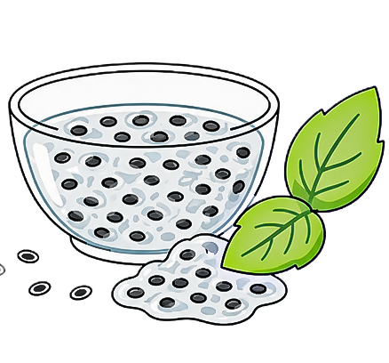 Chia/Basil seed topping