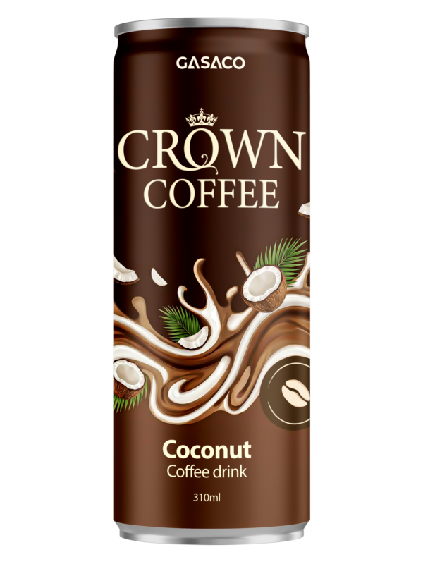 Multi-Flavor Crown Coffee – Coconut | Modern Canned Beverage Solutions for Businesses and Private Labels