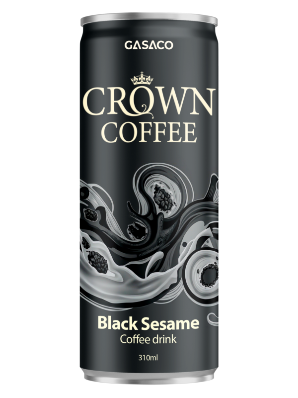 Multi-Flavor Crown Coffee – Black Sesame | Modern Canned Beverage Solutions for Businesses and Private Labels