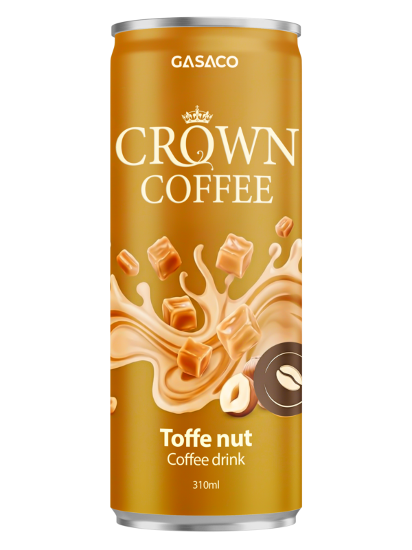 Multi-Flavor Crown Coffee – Toffe-Nut | Modern Canned Beverage Solutions for Businesses and Private Labels