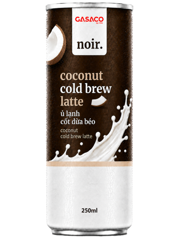 GASACO NOIR Cold Brew Coffee – Refreshing Coconut Flavor for Private Label Brands