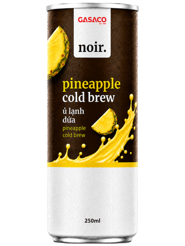 GASACO NOIR Cold Brew Coffee – Refreshing Pineapple Flavor for Private Label Brands