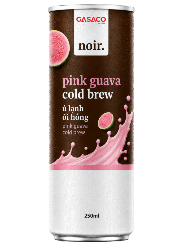 GASACO NOIR Cold Brew Coffee – Refreshing Pink Guava Flavor for Private Label Brands